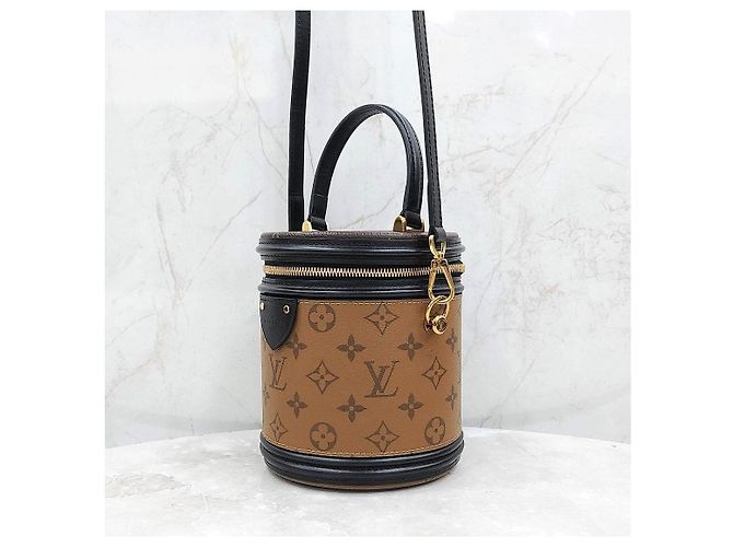 Louis Vuitton Borsa a tracolla Cannes Tote Monogram Reverse Canvas - vista 15