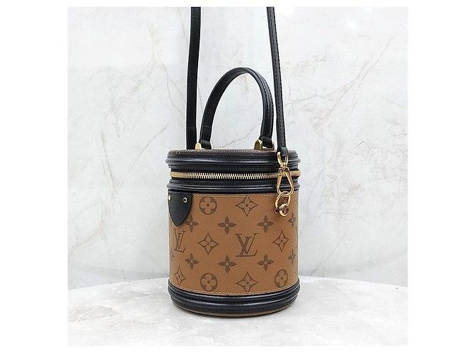Louis Vuitton Borsa a tracolla Cannes Tote Monogram Reverse Canvas - vista 2