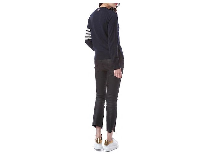Thom Browne Gestreifter Wollpullover für Damen - Ansicht 7