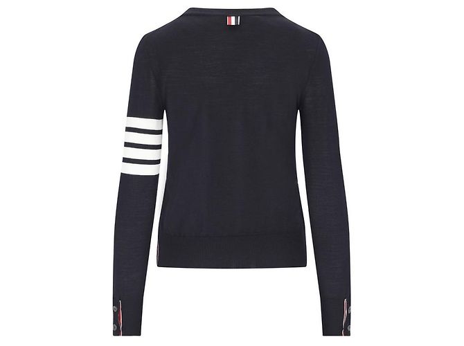 Thom Browne Gestreifter Wollpullover für Damen - Ansicht 9