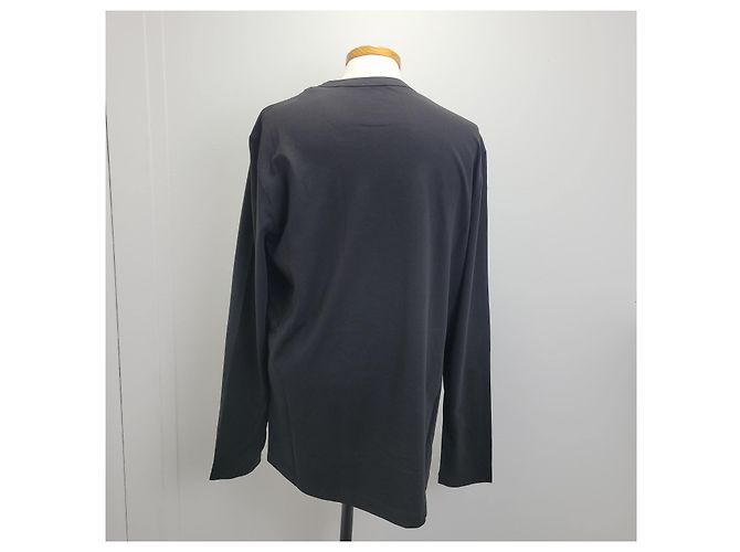 Moncler Malia Langarm-T-Shirt Rundhals Schwarz - Ansicht 11