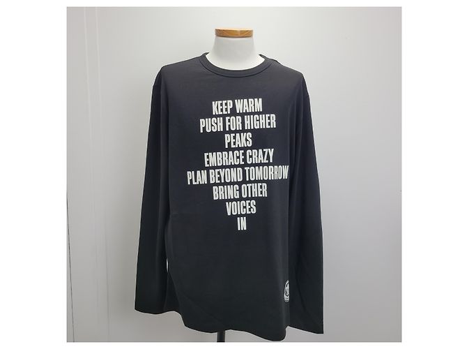 Moncler Malia Langarm-T-Shirt Rundhals Schwarz - Ansicht 5