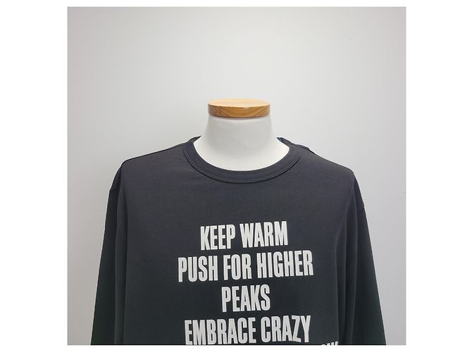 Moncler Malia Langarm-T-Shirt Rundhals Schwarz - Ansicht 8