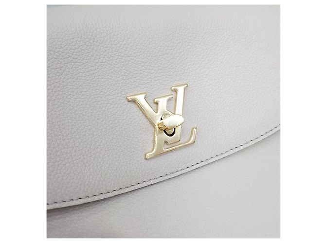 Louis Vuitton Lockme Ever MM Borsa a mano marrone in pelle - vista 12
