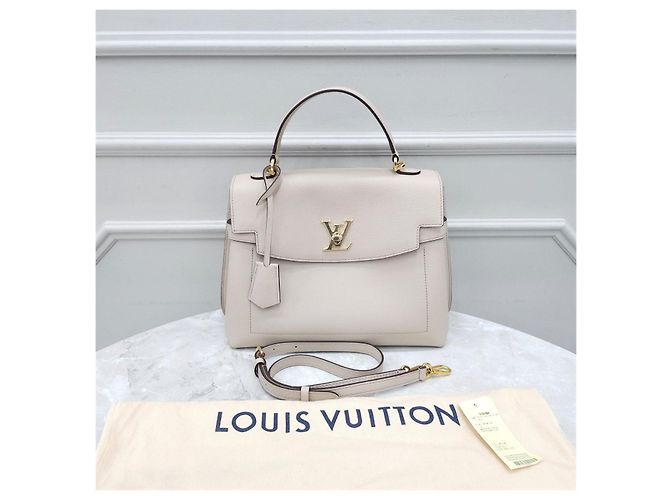 Louis Vuitton Lockme Ever MM Borsa a mano marrone in pelle - vista 14