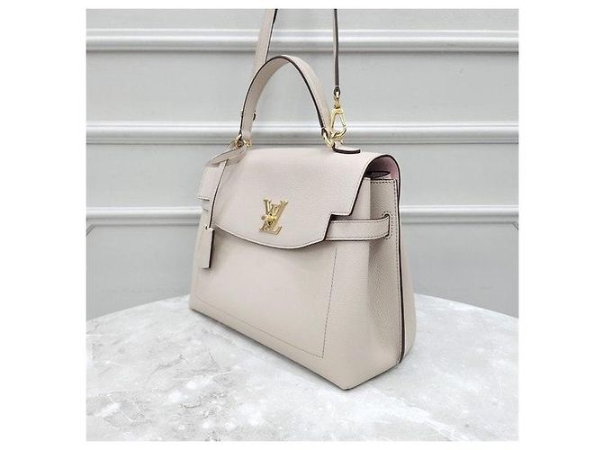 Louis Vuitton Lockme Ever MM Borsa a mano marrone in pelle - vista 2