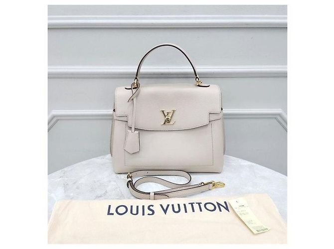 Louis Vuitton Lockme Ever MM Borsa a mano marrone in pelle - vista 7