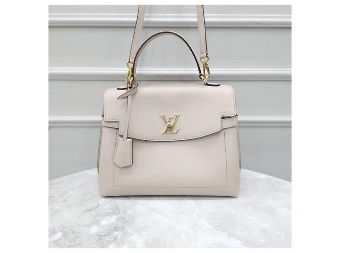 Louis Vuitton Lockme Ever MM Borsa a mano marrone in pelle - vista 8