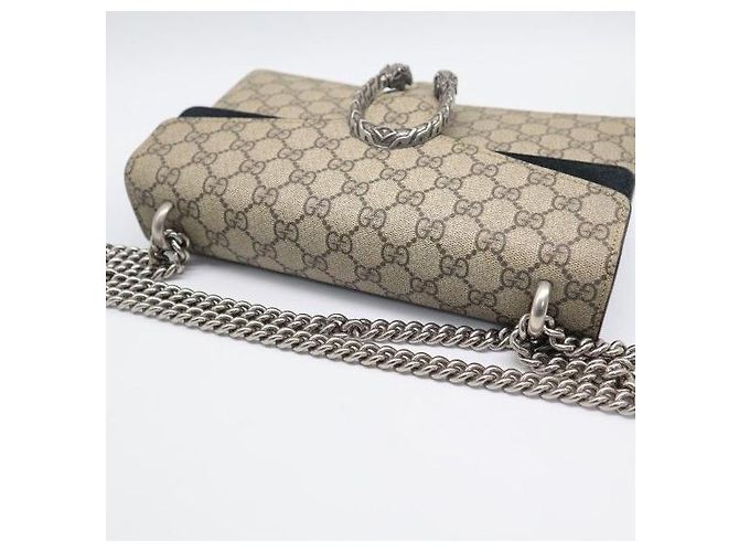 Gucci Borsa a spalla Dionysus Small Chain GG Supreme Canvas - vista 6