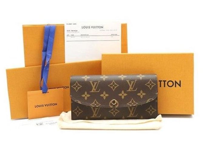 Louis Vuitton Cartera Larga Emily en Monogram Canvas Fuchsia - vista 2