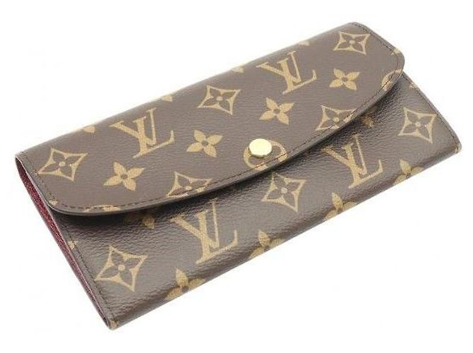 Louis Vuitton Cartera Larga Emily en Monogram Canvas Fuchsia - vista 6