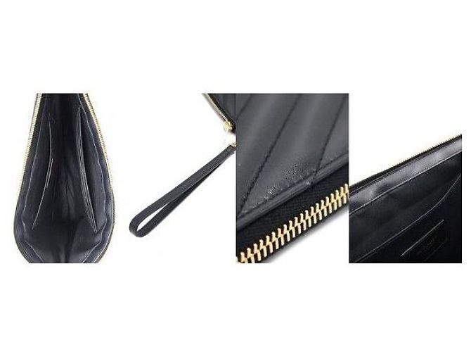 Autre Marque Clutch con tracolla e porta documenti Monogram Matelassé Nero - vista 10