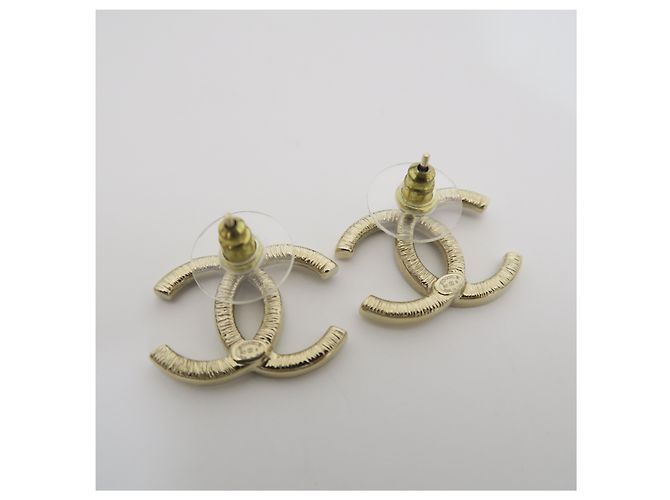 Chanel Orecchini placcati in oro con cristalli - vista 7