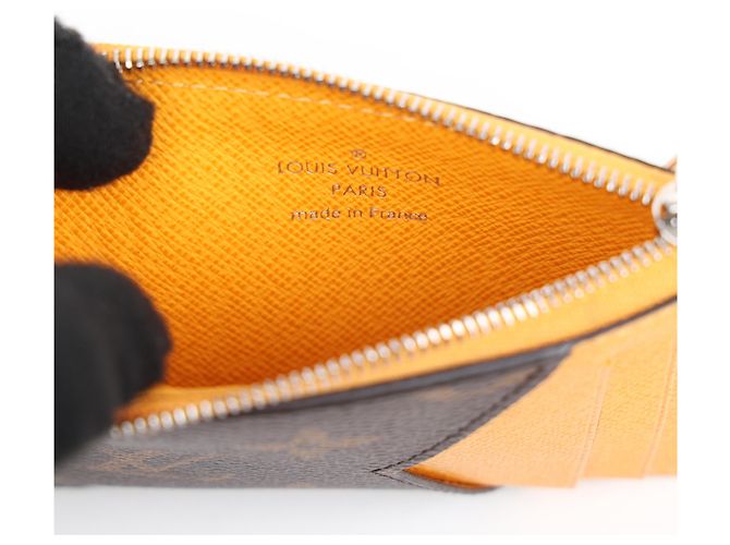 Tarjetero Louis Vuitton Marrón de Piel - vista 8