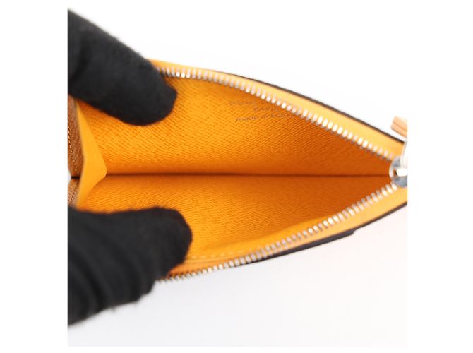 Tarjetero Louis Vuitton Marrón de Piel - vista 9