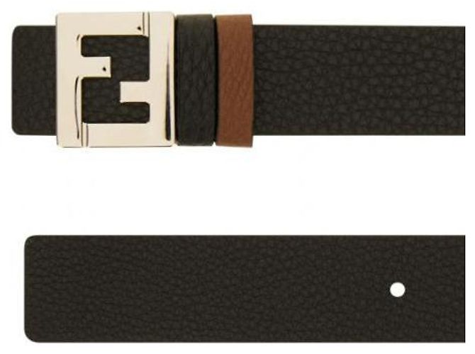 Fendi Wendegürtel Braun Kalbsleder - Ansicht 4
