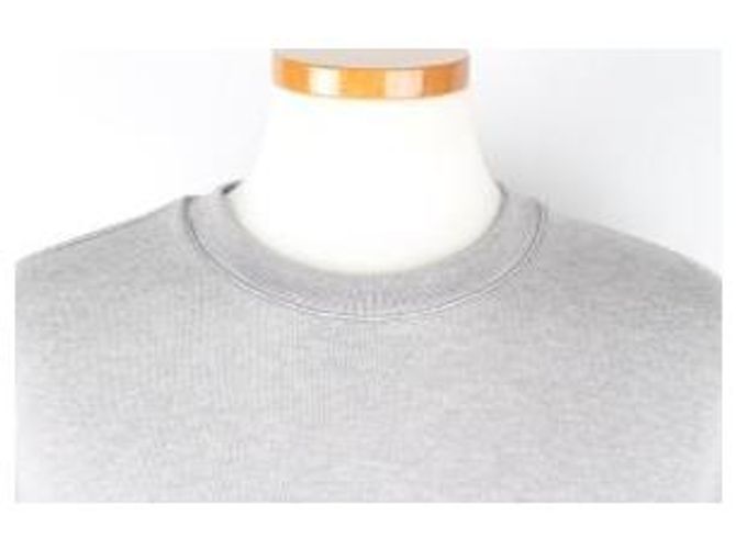 Hermès Kurzarm-Sweatshirt mit Rundhalsausschnitt Grau - Ansicht 2