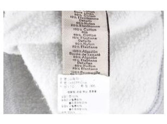 Hermès Kurzarm-Sweatshirt mit Rundhalsausschnitt Grau - Ansicht 9