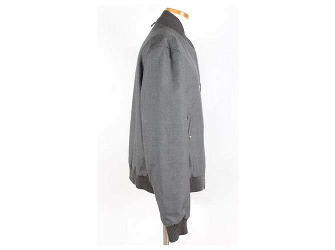 Thom Browne Bomber a Righe Diagonali - vista 5