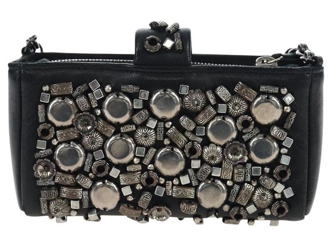 Chanel Borsa a Tracolla in Pelle Matelassé Medium - vista 2