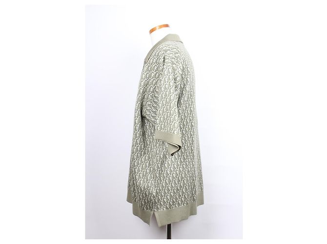 Dior Oblique Piqué Strickshirt mit kurzen Ärmeln XXL - Ansicht 3