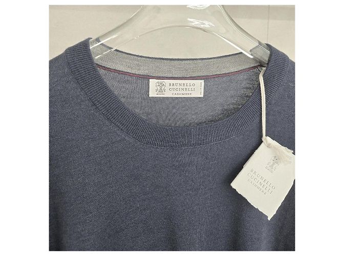 Brunello Cucinelli Kaschmirstrick dunkelblau - Ansicht 4