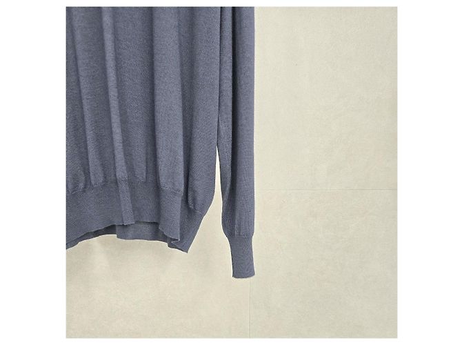 Brunello Cucinelli Kaschmirstrick dunkelblau - Ansicht 5