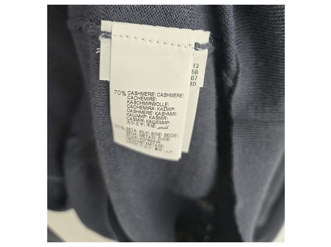 Brunello Cucinelli Kaschmirstrick dunkelblau - Ansicht 7