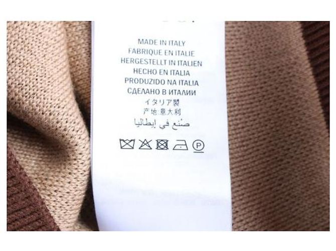 Gucci GG Jacquard Langarmstrick braun - Ansicht 9