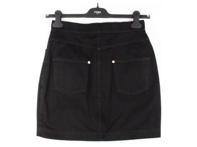Fendi Falda de algodón chapada en oro - vista 2