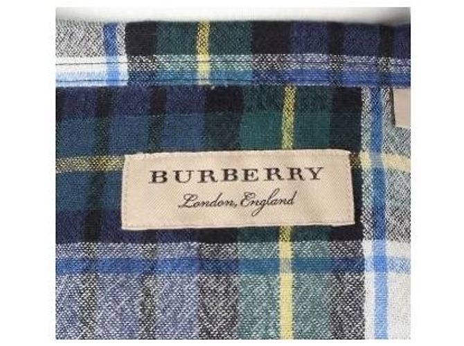 Camicia Burberry a quadri blu - vista 8