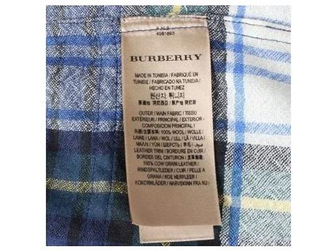 Camicia Burberry a quadri blu - vista 9