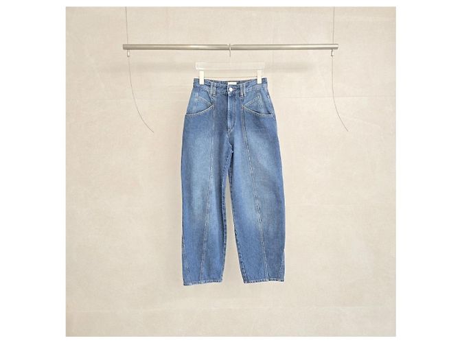 Vaqueros Isabel Marant Azules - vista 2