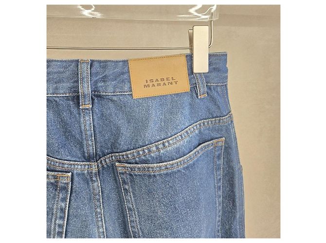 Vaqueros Isabel Marant Azules - vista 4