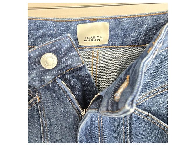 Vaqueros Isabel Marant Azules - vista 5