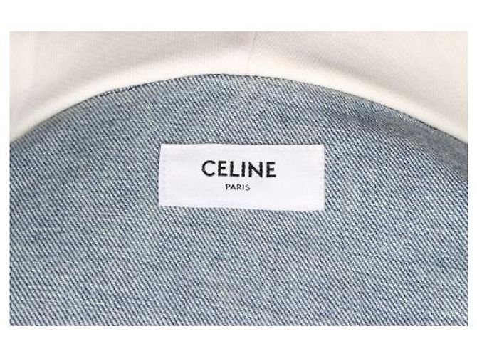 Céline Jeansjacke mit Kapuze Blau - Ansicht 8