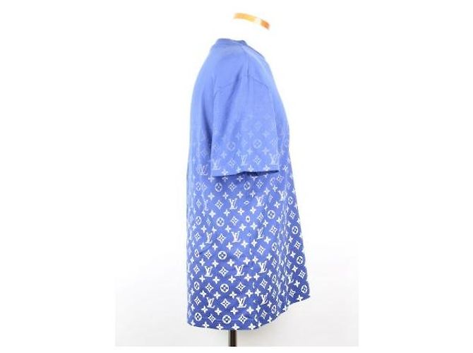 Louis Vuitton Gradient Short Sleeve T-Shirt Blue - view 6