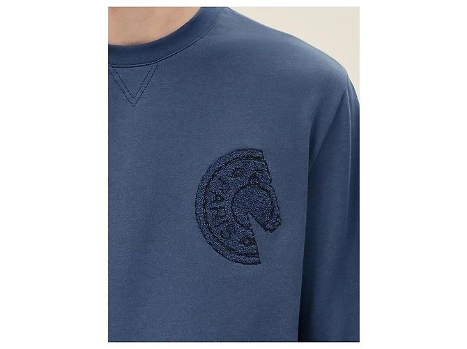 Hermès Crewneck-Pullover Indigo - Ansicht 4