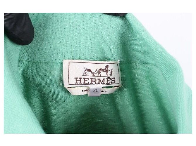 Hermès Polo Strick T-Shirt Kurzarm XL - Ansicht 6