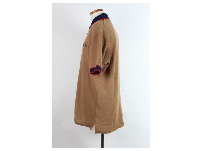 Gucci PK-Hemd aus Wollmischung Braun - Ansicht 3