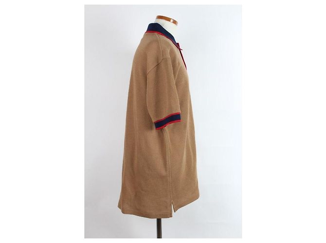 Gucci PK-Hemd aus Wollmischung Braun - Ansicht 4