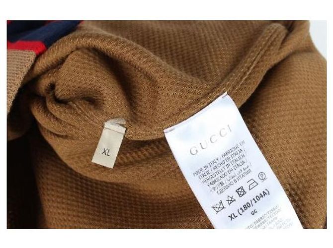 Gucci PK-Hemd aus Wollmischung Braun - Ansicht 7