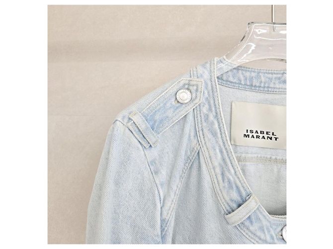 Isabel Marant Jeansjacke Blau - Ansicht 9