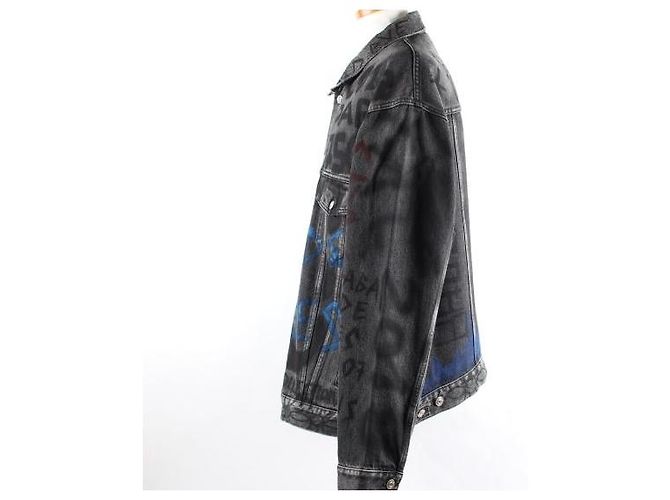 Balenciaga Graffiti Denim Jacke - Ansicht 4