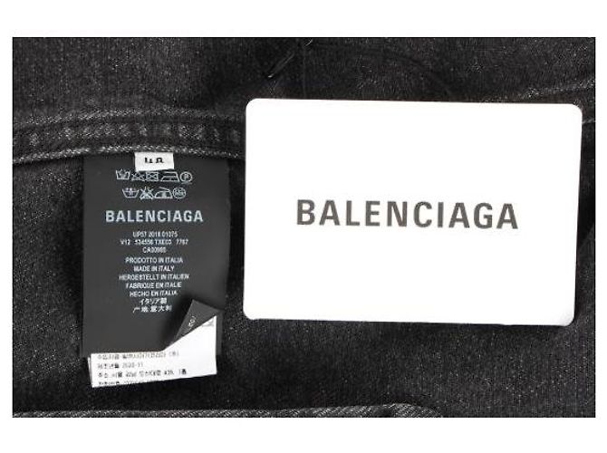 Balenciaga Graffiti Denim Jacke - Ansicht 9