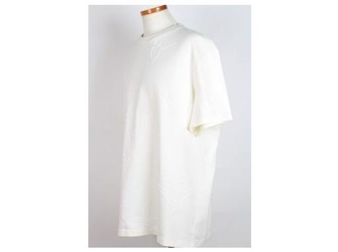 Louis Vuitton T-Shirt mit kurzen Ärmeln und gesticktem Monogramm - Ansicht 5