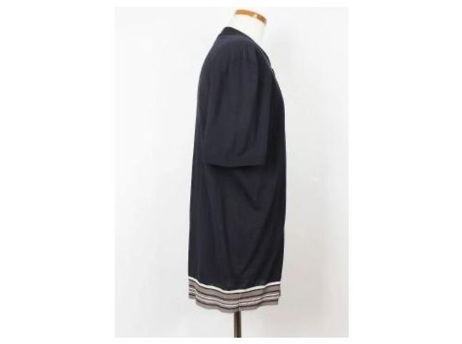 Hermès Navy Short Sleeve Knit - view 2