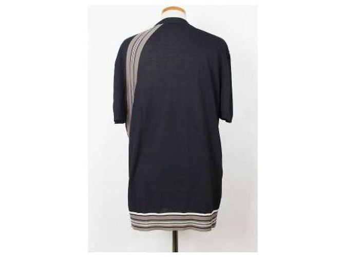 Hermès Navy Short Sleeve Knit - view 4