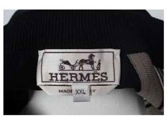 Hermès Navy Short Sleeve Knit - view 5