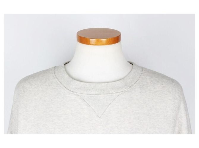 Dior Limited Edition Fleece-Sweatshirt mit besticktem Logo Gray - Ansicht 5